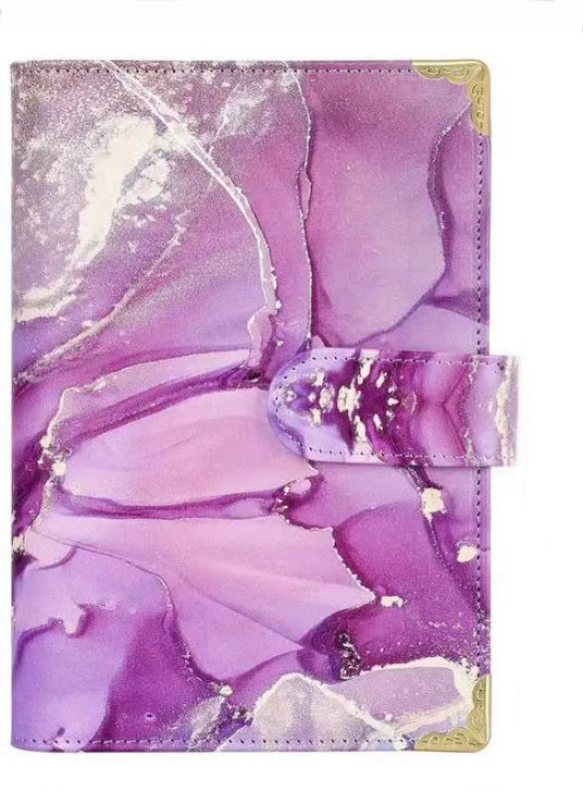 Purple Water Marble A6 Budget Binder/Planner
