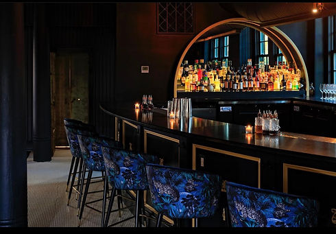 Waxlight Interiors bar by the Biba Studio