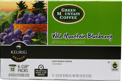 Green mountain coffee Wild mountain Blueberry Light roast coffee k-cup 12ct (099555085211)