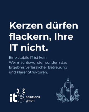 Im Dezember darf vieles turbulent sein – nur Ihre IT nicht