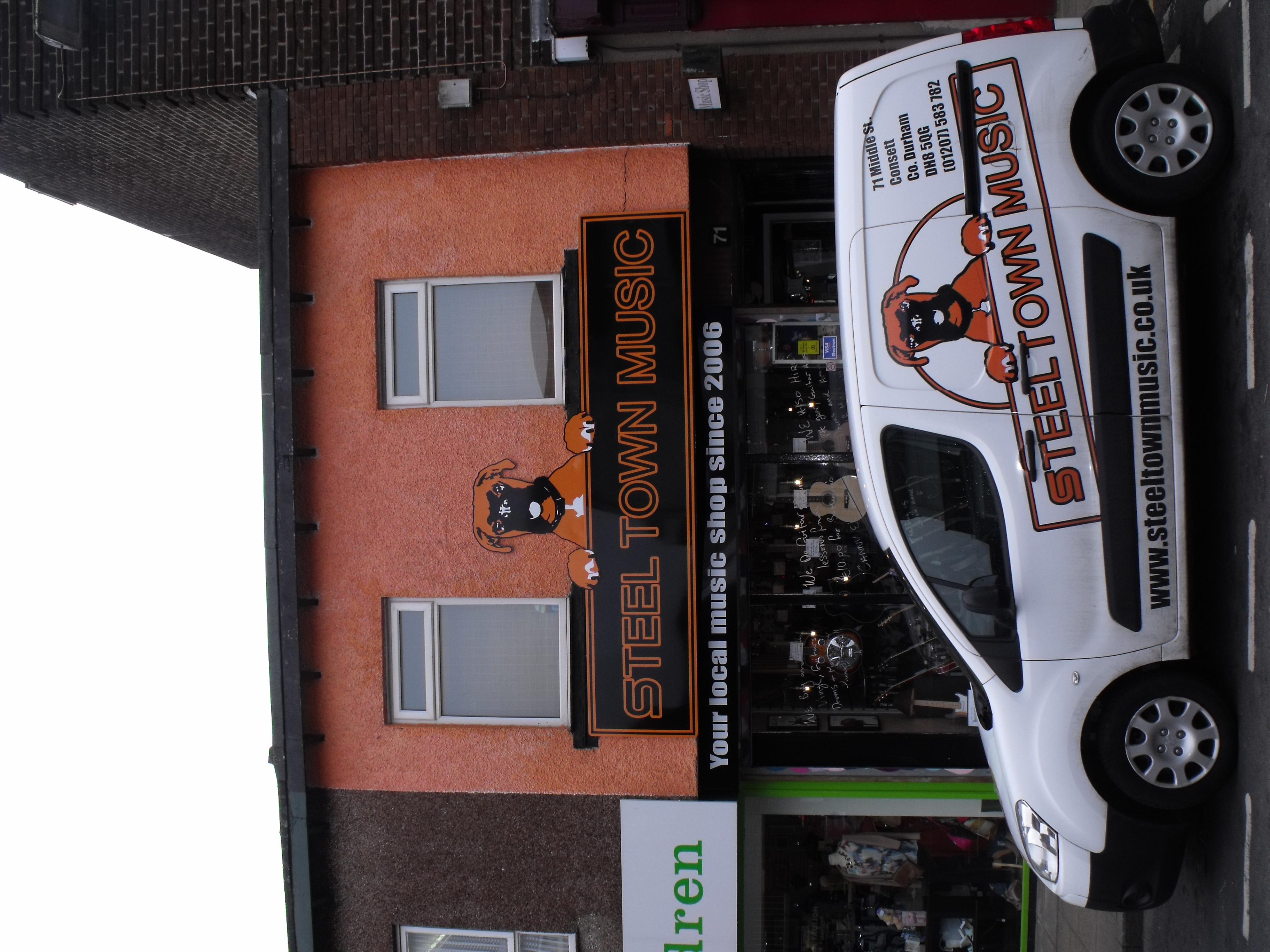The new shop front, March 2017