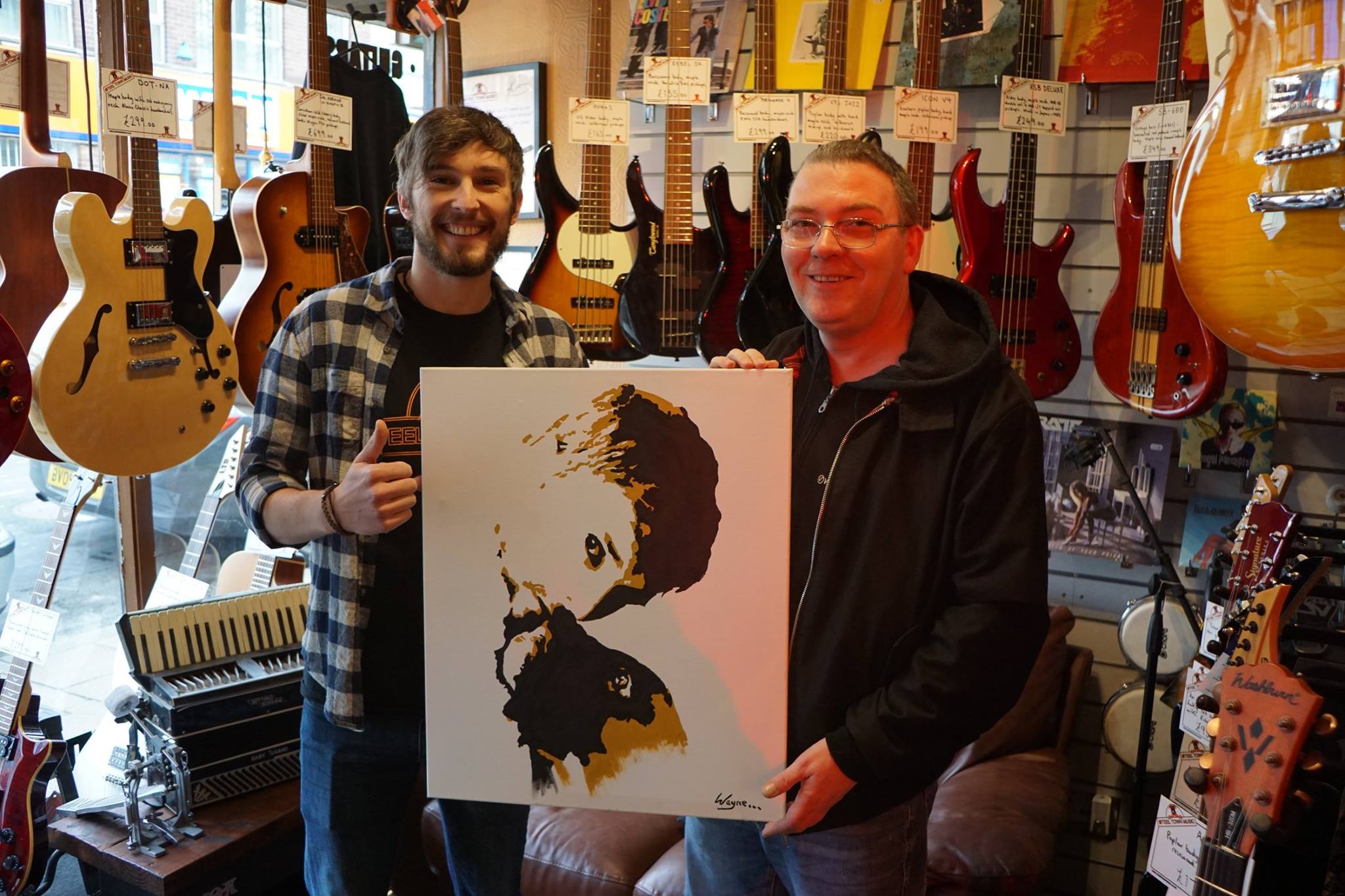 A friend of the shop, Wayne Robson