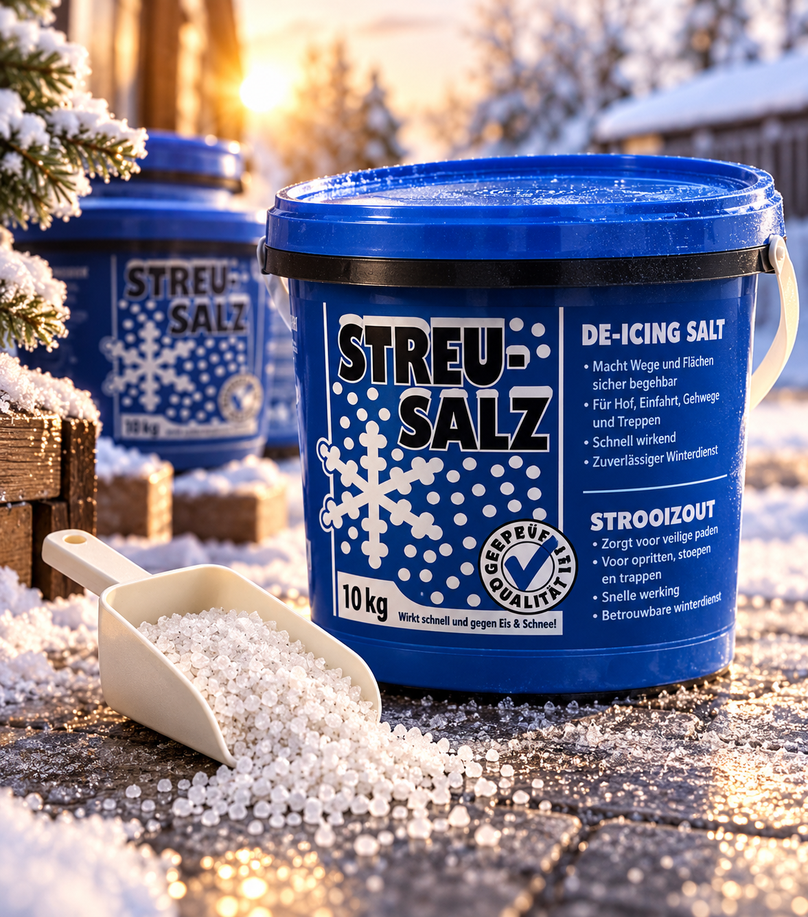Auftau- und Streusalz 10 kg Eimer