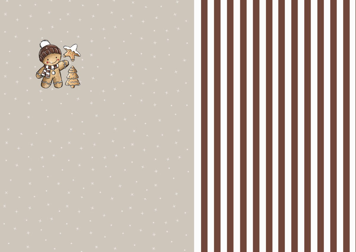 Nov. 1 VB Panel Lebkuchen braun *neu*