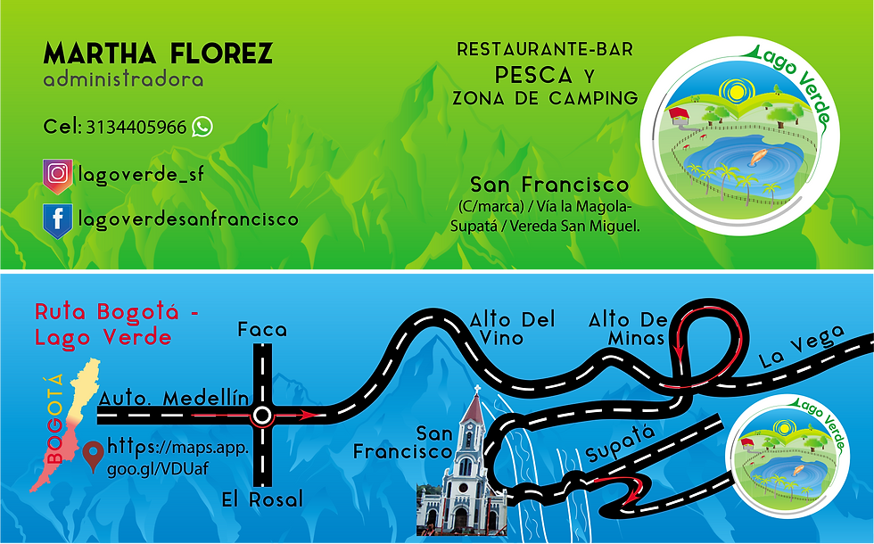 Tarjeta Lago Verde San Francisco