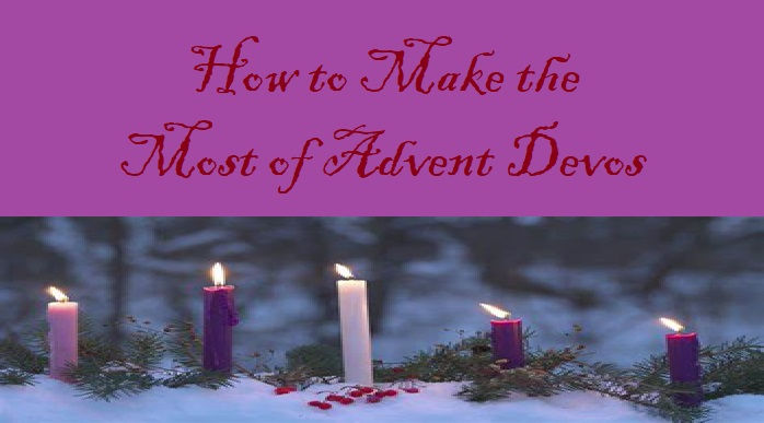 Instructions for Advent Devotional