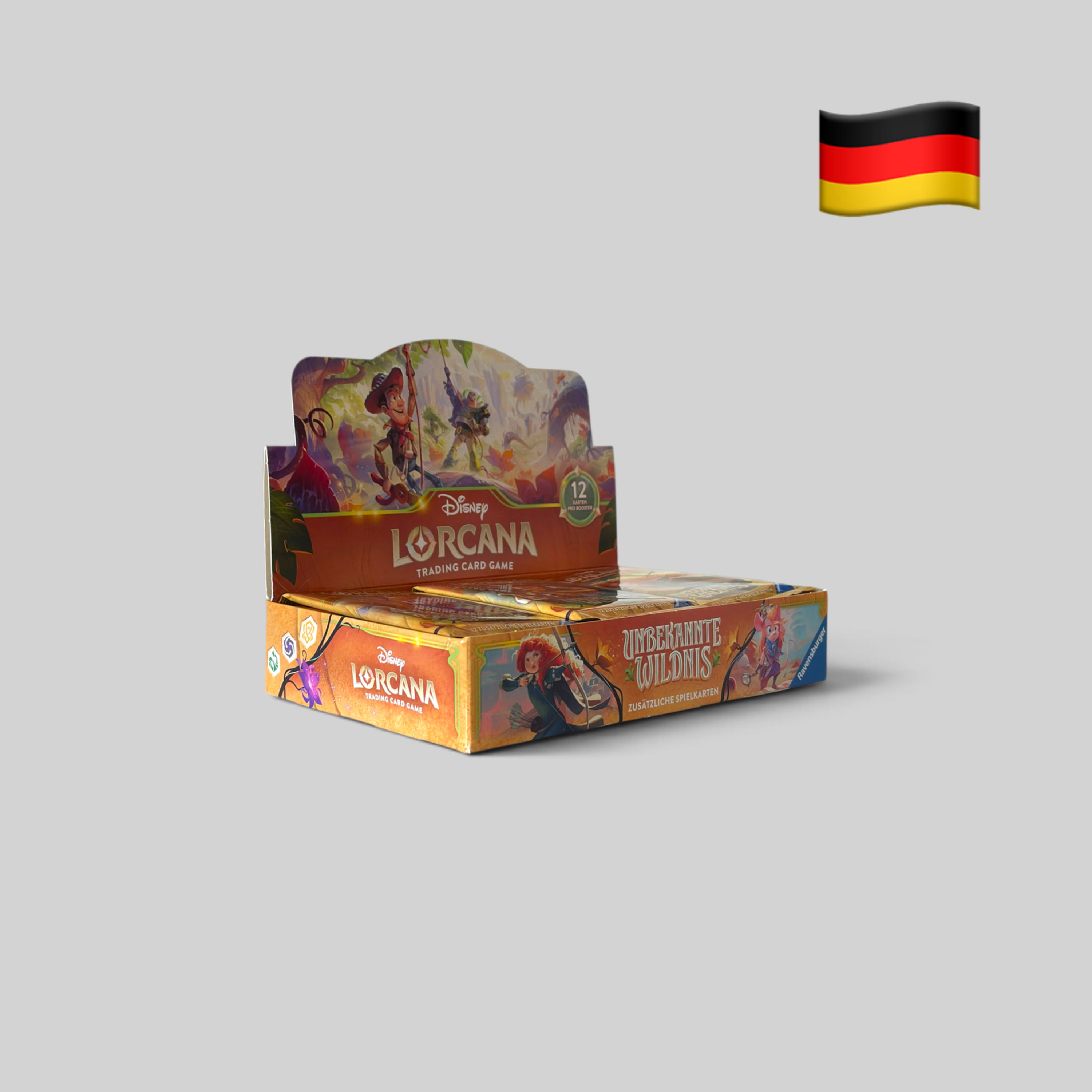 Lorcana - Unbekannte Wildnis Booster Display