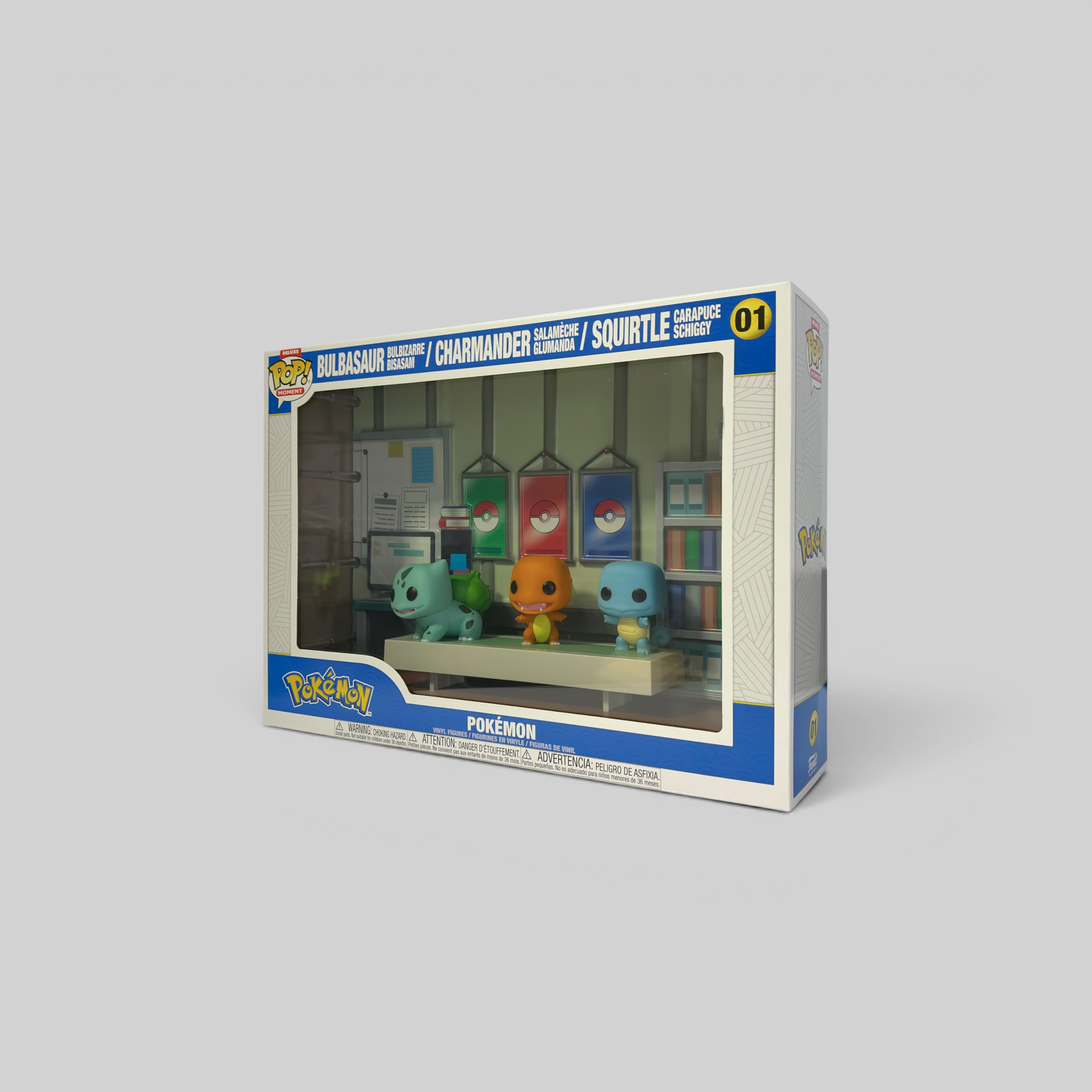 Funko Pop!: Deluxe Moment Pokémon 1996 Starters 01
