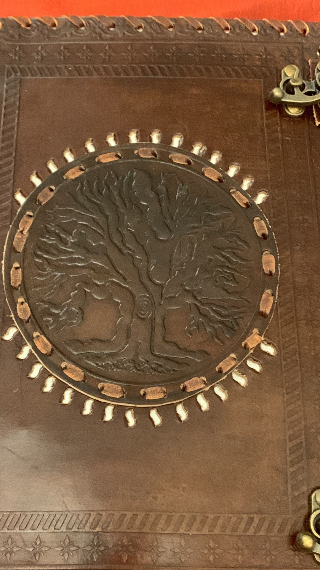 Tree of life leather journal/sketchbook