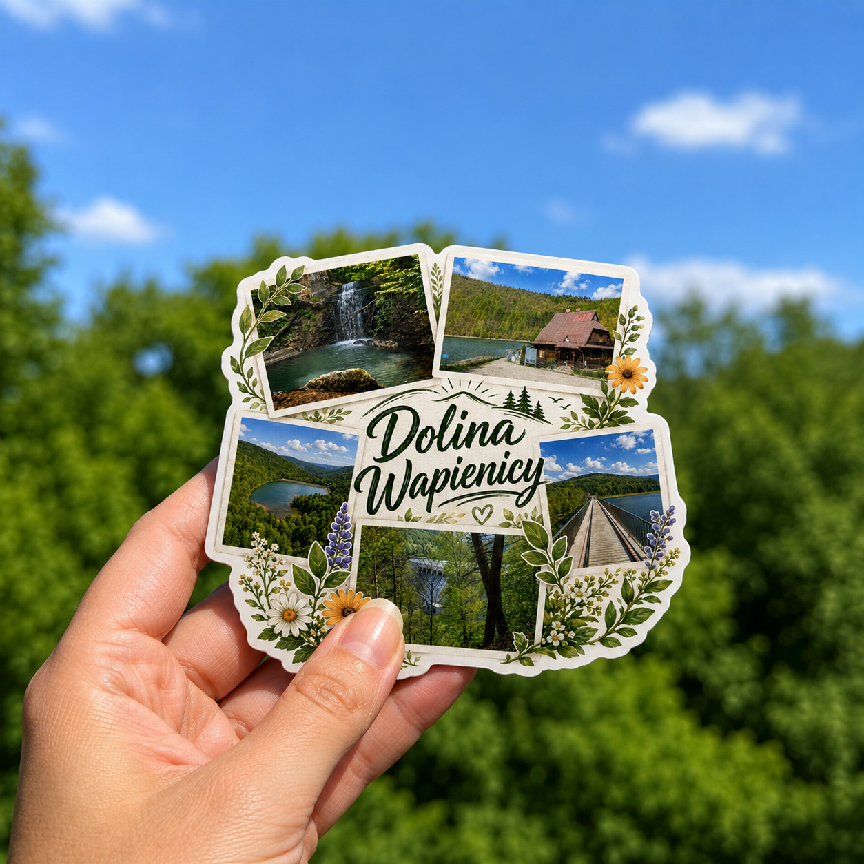 Magnes Dolina Wapienicy - polaroidy wśród łąki