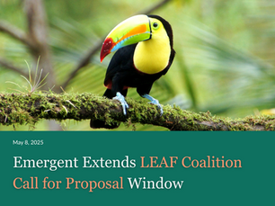 Emergent Extends LEAF Coalition Call for Proposal Window