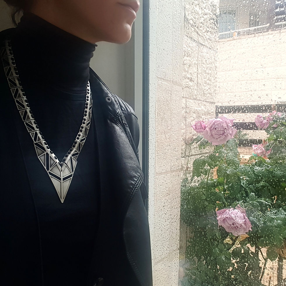Thumbnail: Gourmet Large Gold Statement Necklace