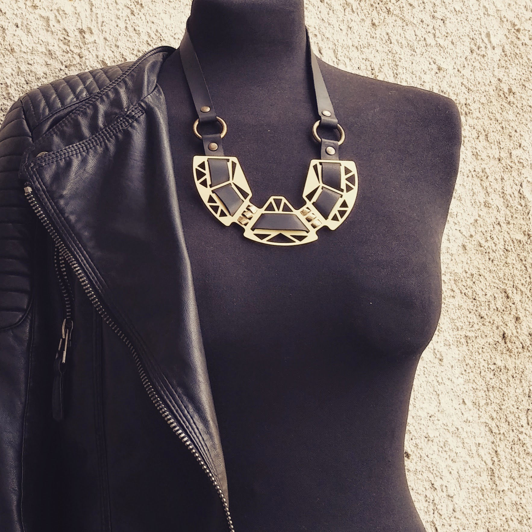 Golden Statement necklace - Sale