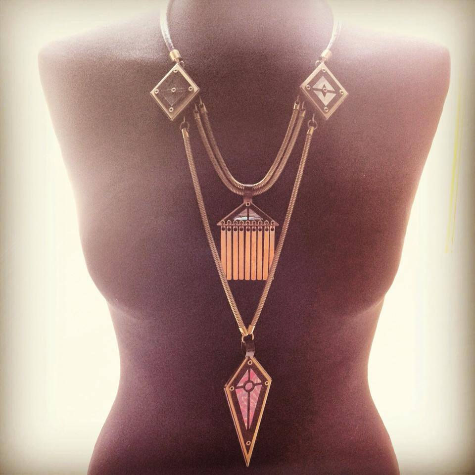 Thumbnail: Temple of Water Statement Necklace