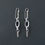 Thumbnail:  Long Silver Earrings