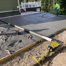 concrete spin screed