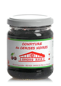 Confiture de Cerises Noires Argiko azia.