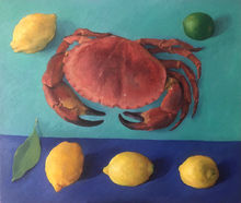 Crab and lemons