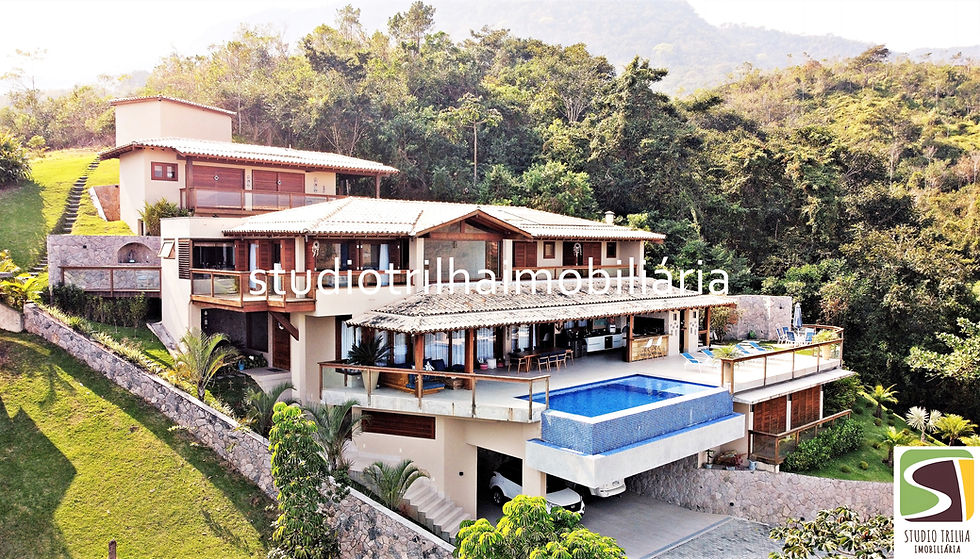 Mansão à venda, em condomínio ao norte de Ilhabela, 910m² de construção ,1.600 m