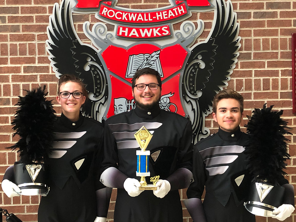 Division 1 and 5th overall at the Mesquite Marching Festival