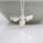 Thumbnail: Silver Bee Necklace