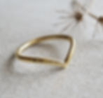 Gold Valley Wedding Band