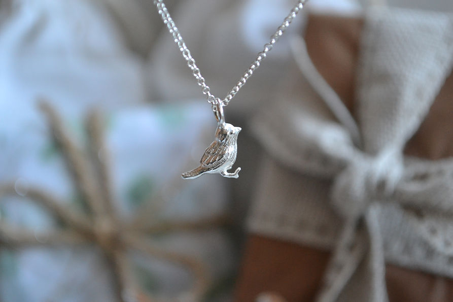 Silver Bird Necklace