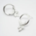 Thumbnail: Silver Leaf Cluster Stud Earrings