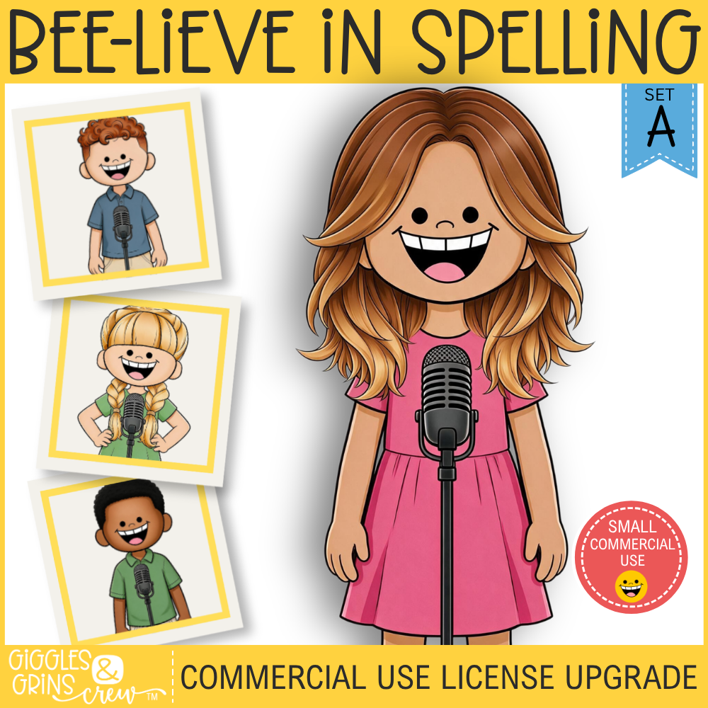 Bee-lieve in Spelling – Spelling Bee | Commercial Use License Upgrade