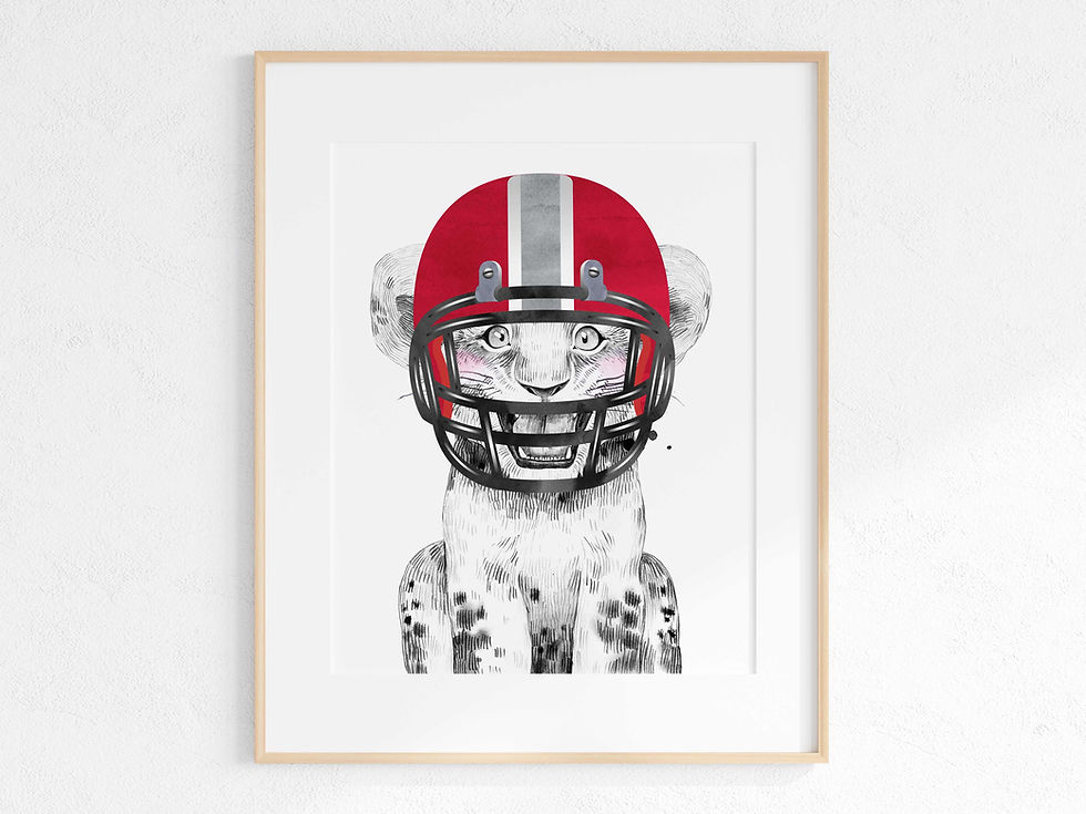 Thumbnail: Game day in Tuscaloosa - animal print - lion