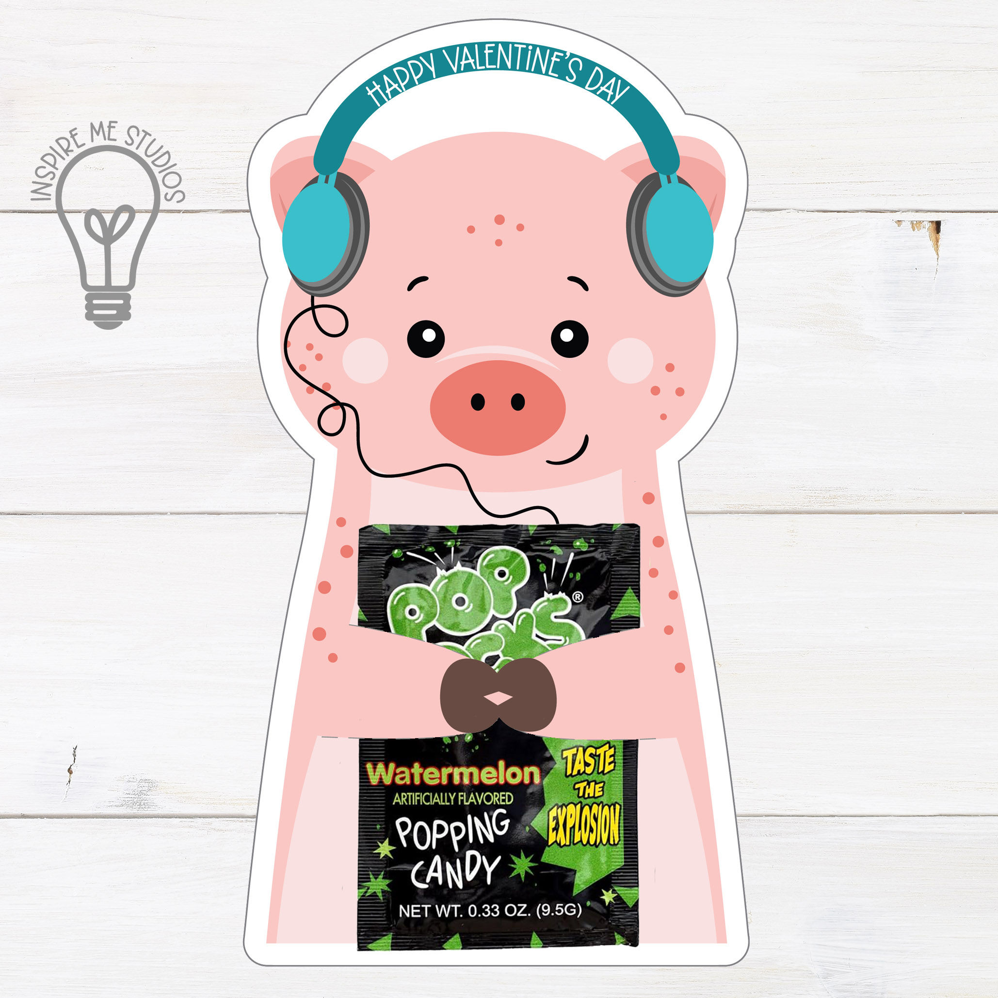 VALENTINE - CANDY - Pop Rock Candy - PIG - You ROCK