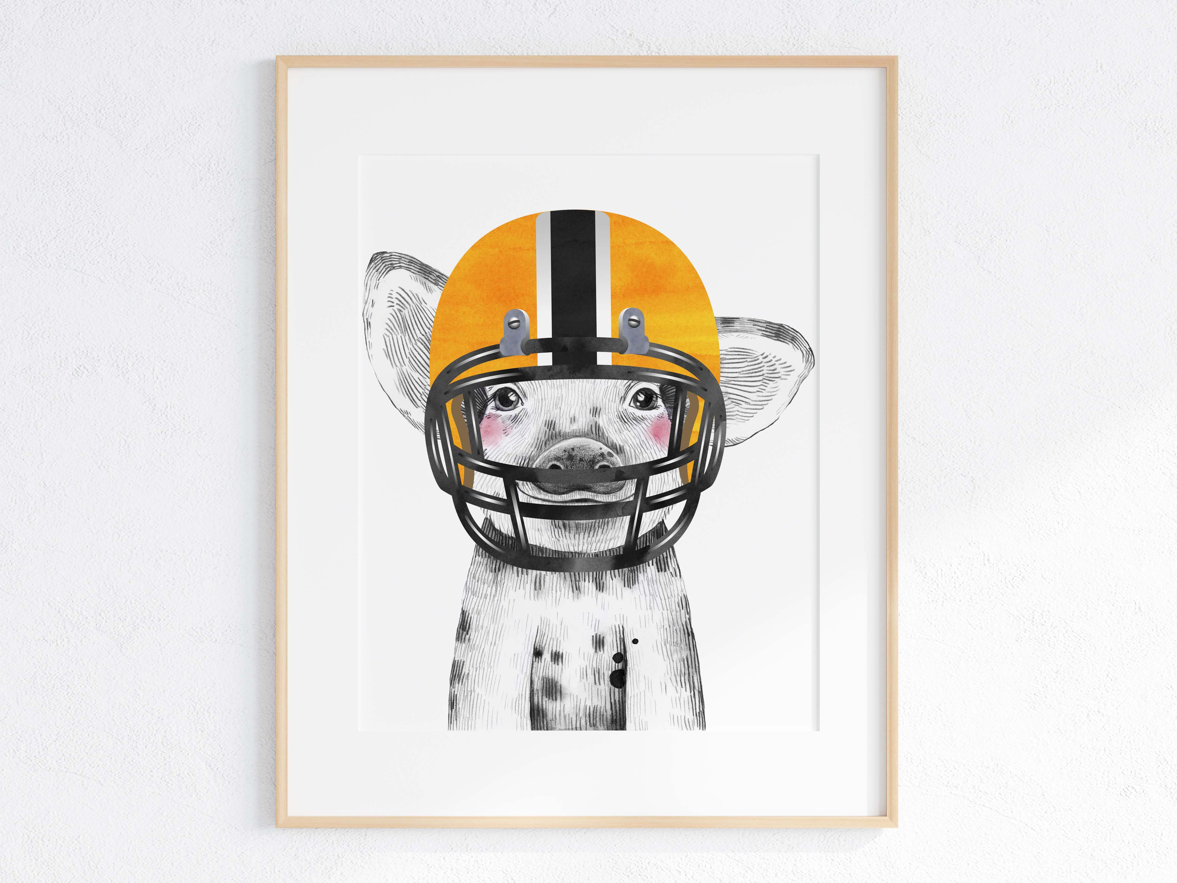 Game day in Nashville - animal print - pig