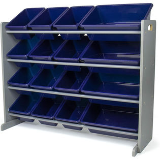 Humble Crew Toy Storage Organizer, Grey - Navy