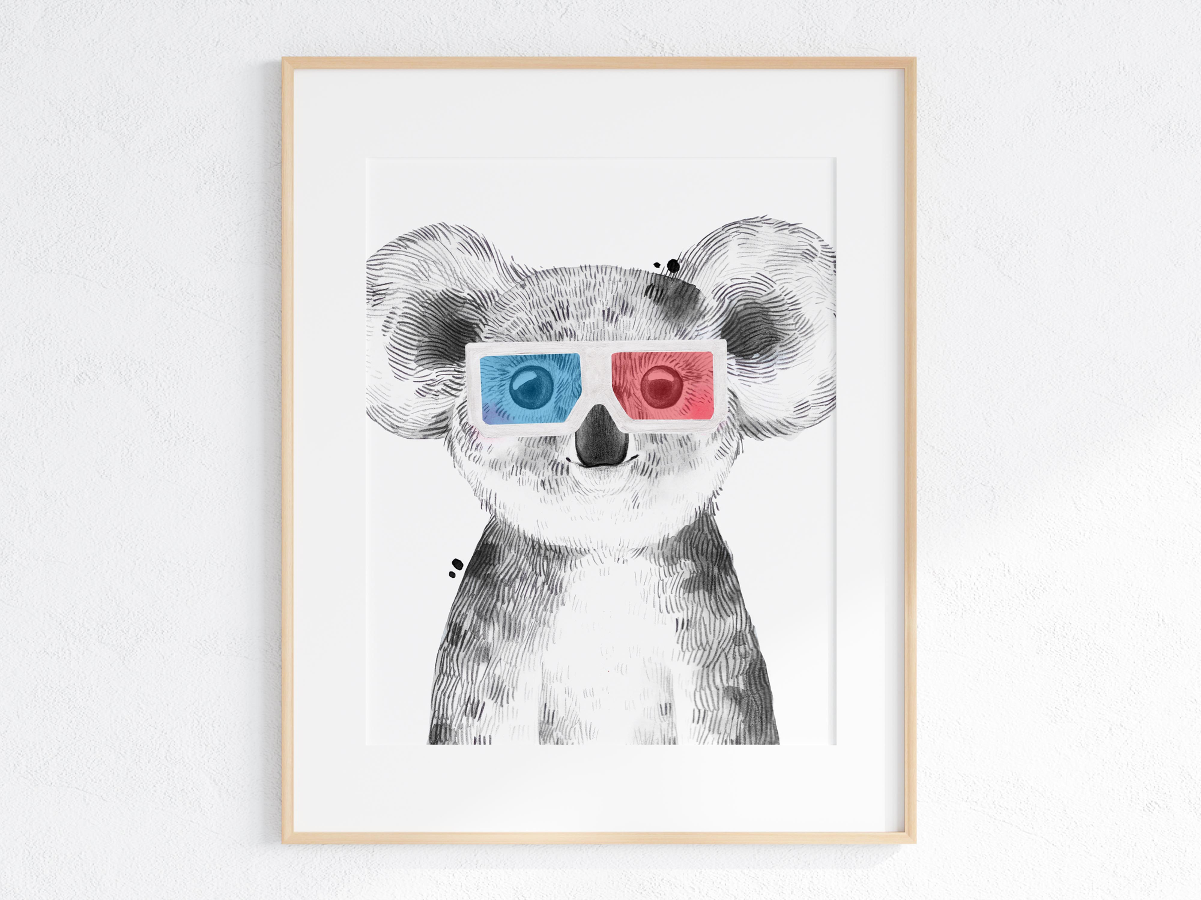 3D movies - animal print - koala