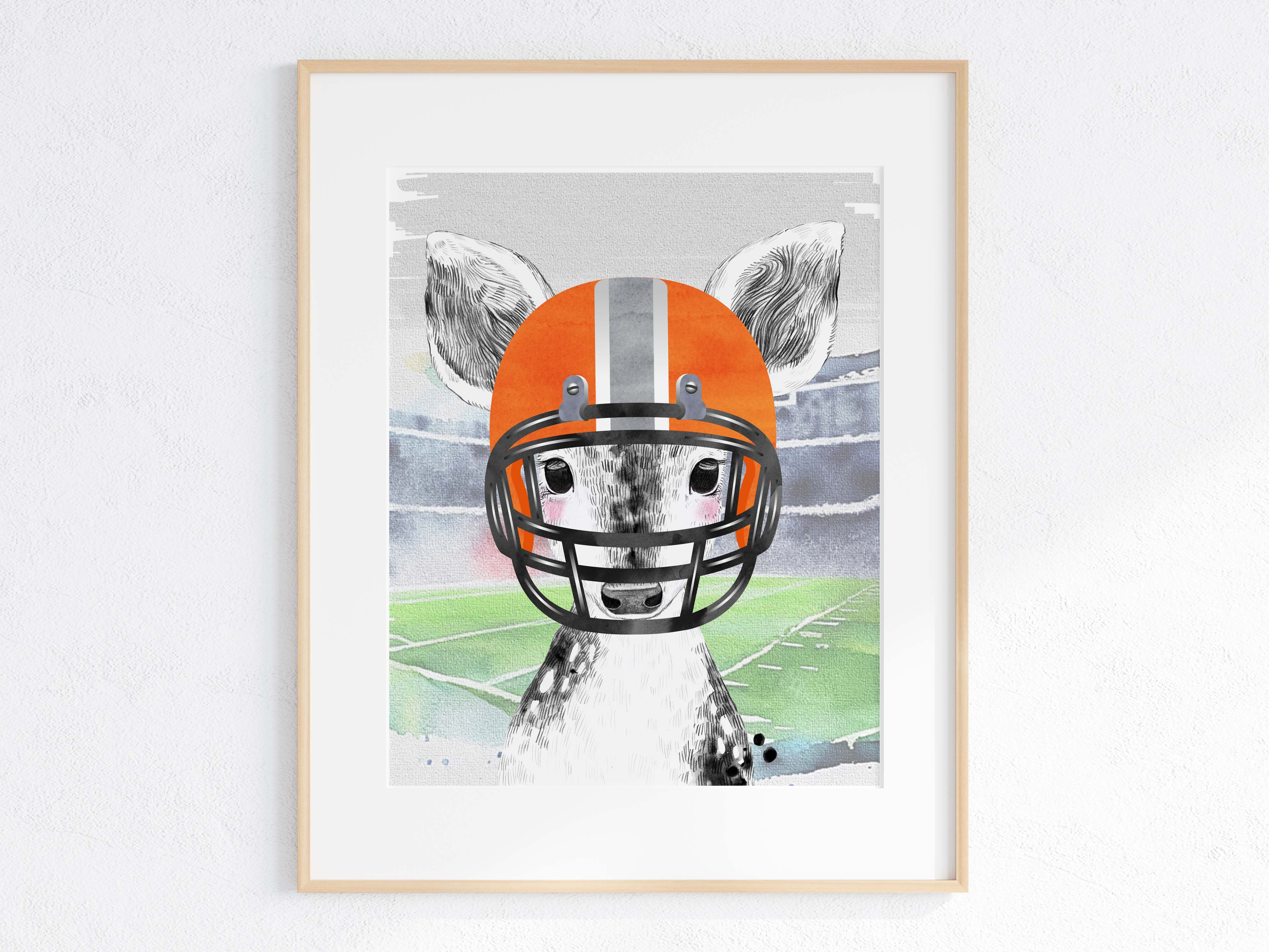 Game day in Knoxville - deer - stadium