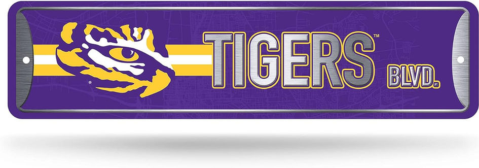 NCAA Metal Street Sign Metal Street Sign 4" x 15" Home Décor - Bedroom - Office - Man Cave