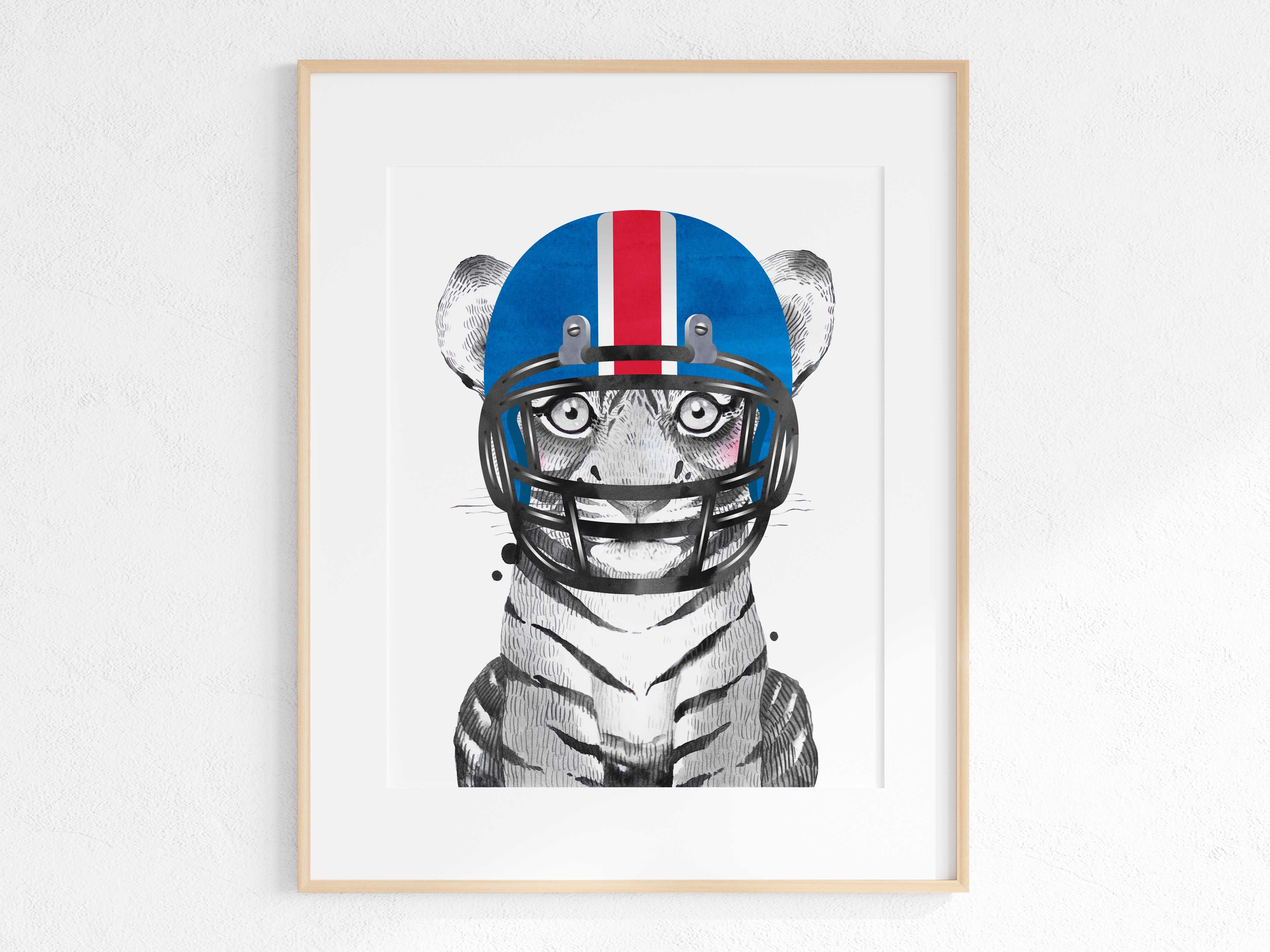 Game day in Oxford - rebels - tiger