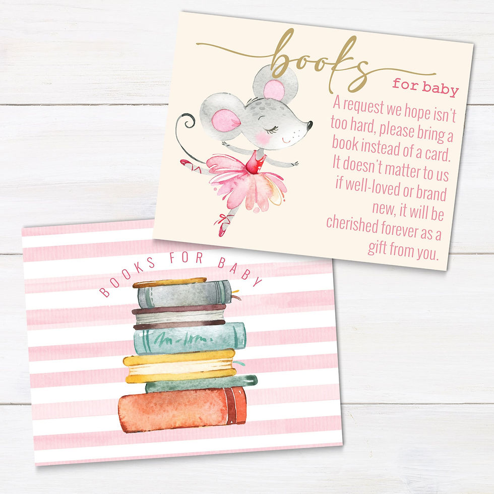 Thumbnail: Editable BALLERINA TUTU excited - Baby Shower - Invitation and Party Decor Set