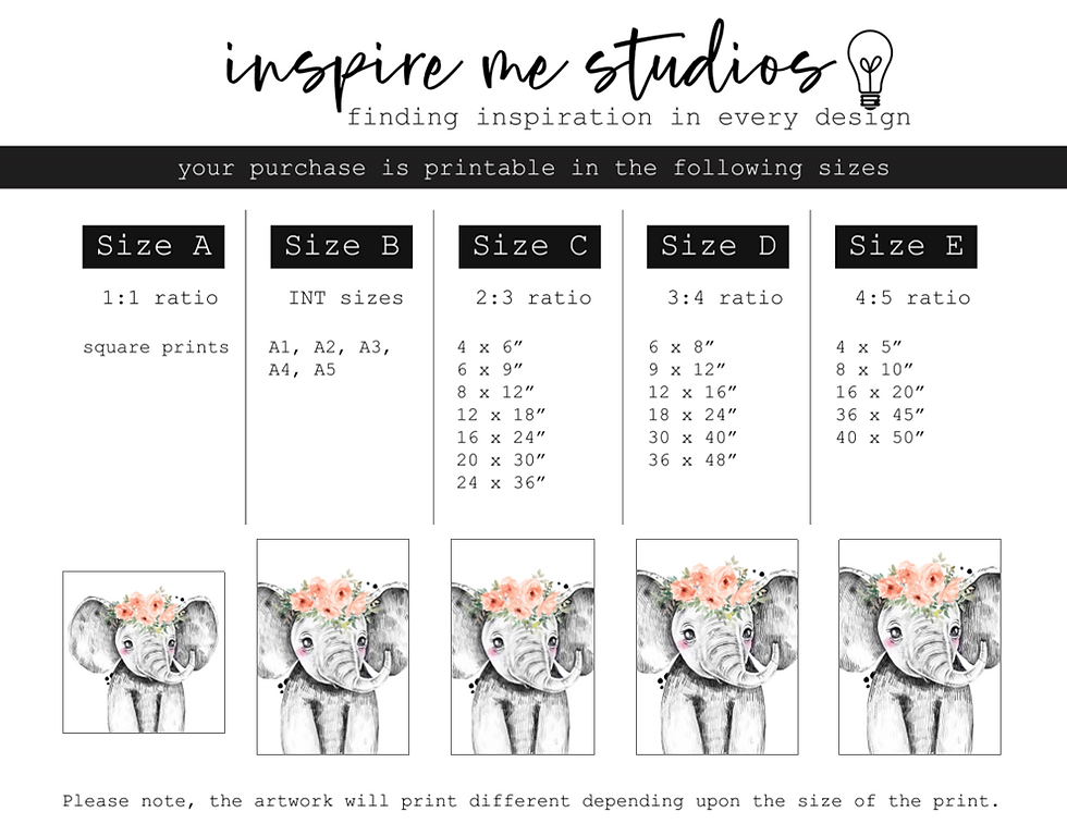 Thumbnail: floral - peach lush - animal print - elephant