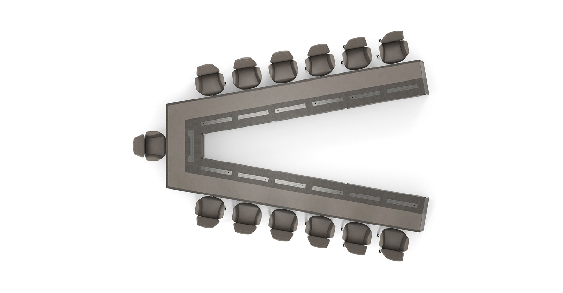 top view of meeting table (Verve)