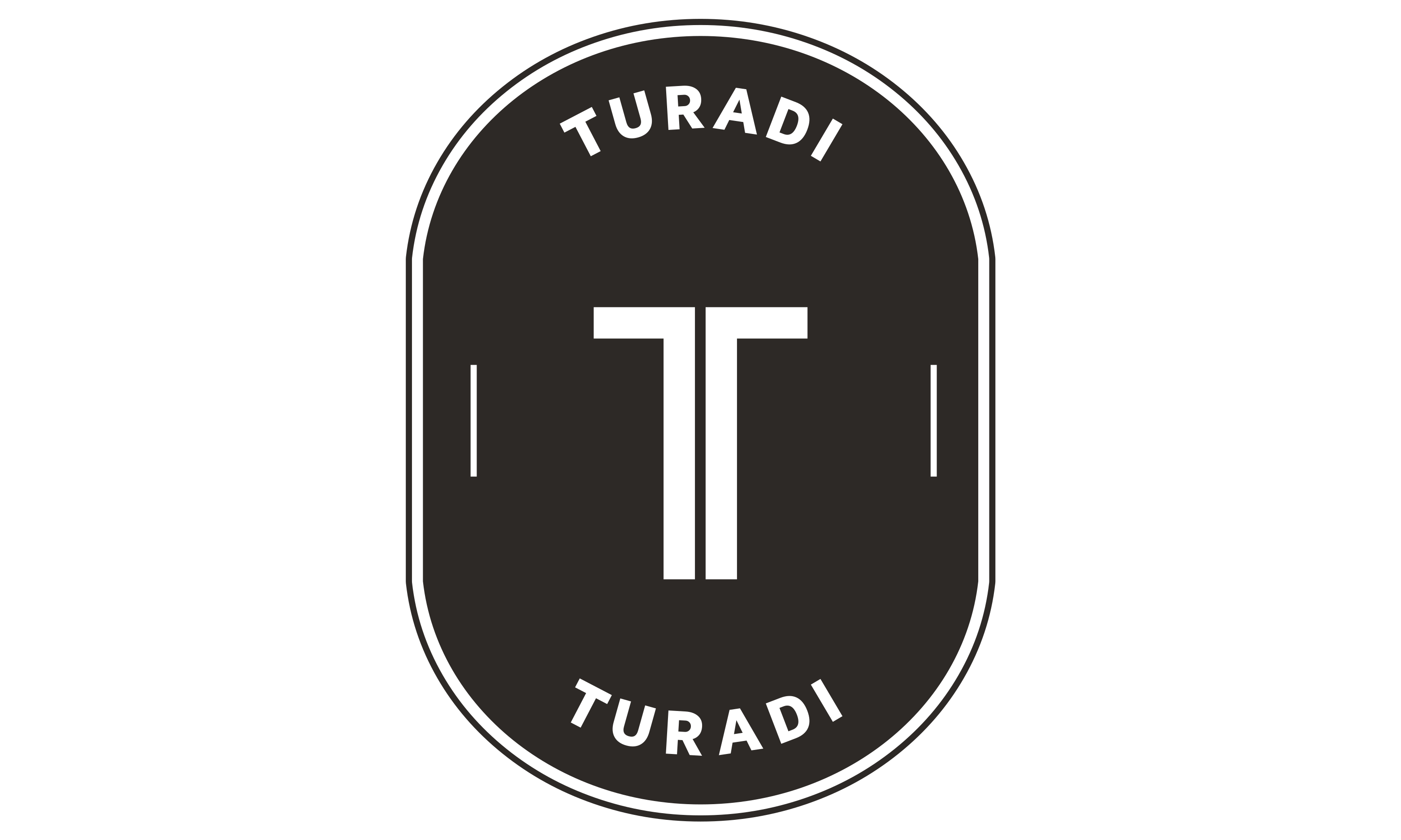 TURADI logo medallion