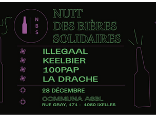 Collaboration avec la nuit des bières Solidaires