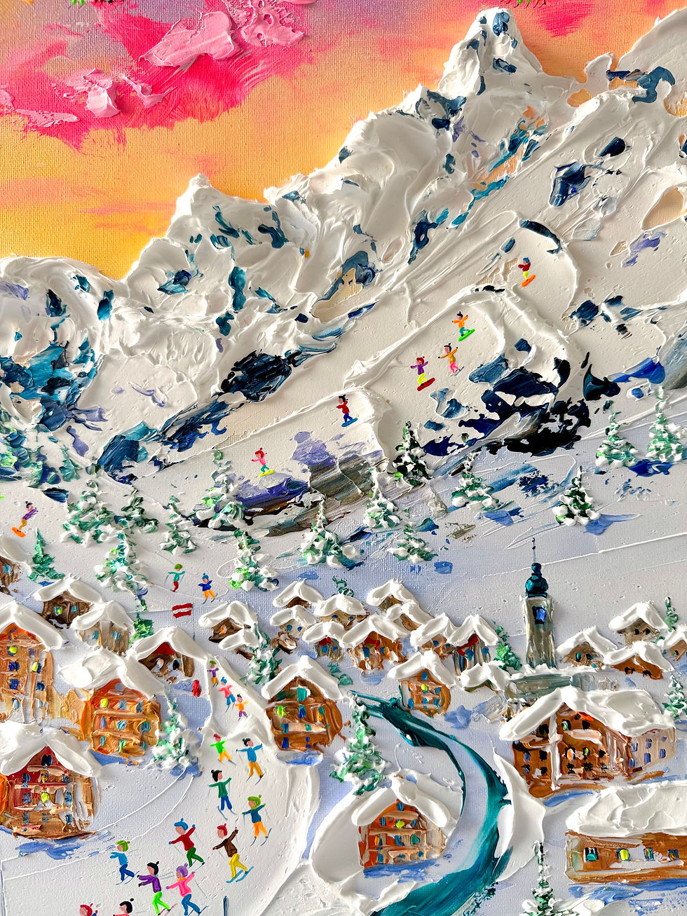 Thumbnail: Lifted by the evening sky in Lech, Austria