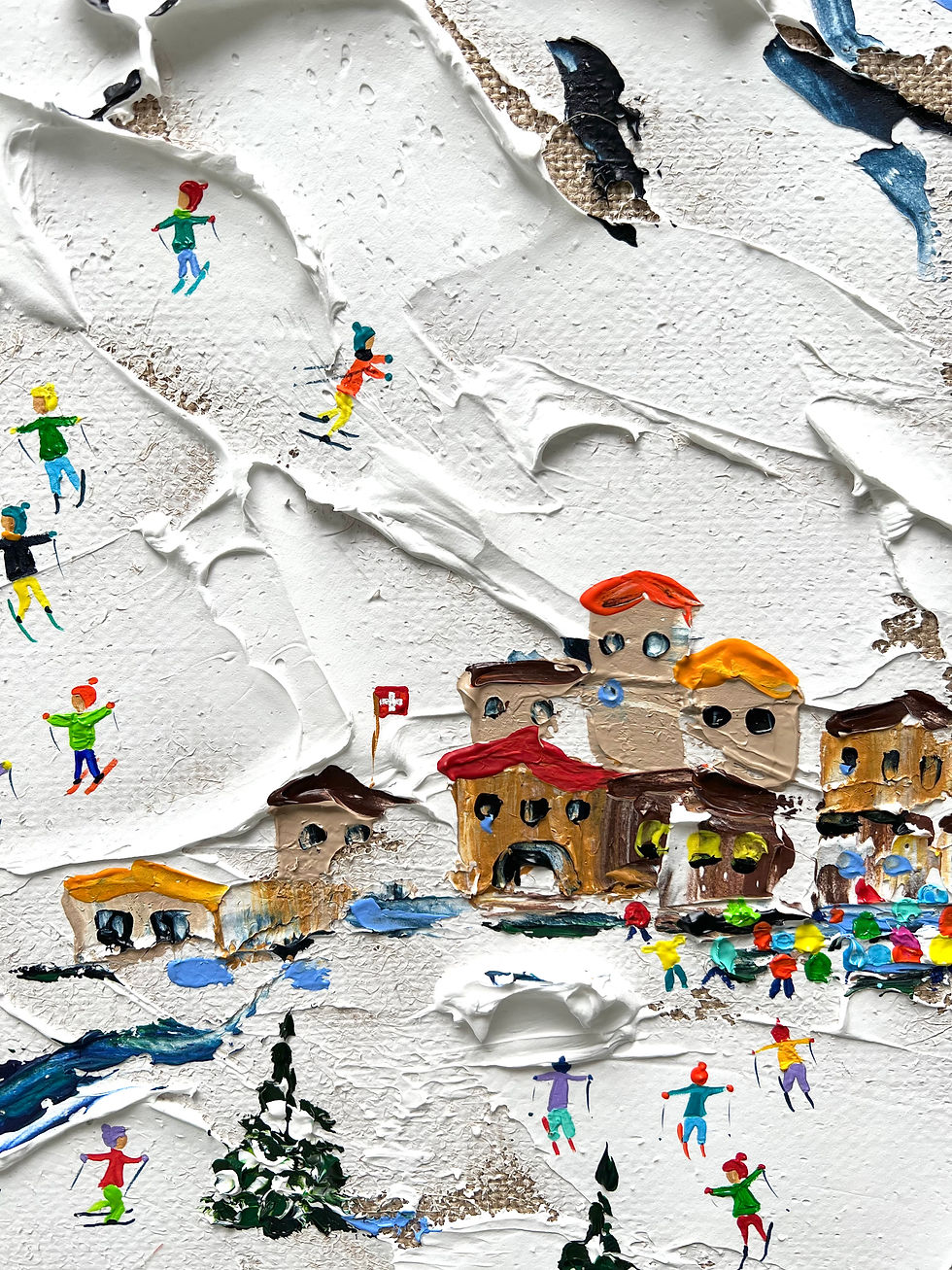 Thumbnail: Happy skiers