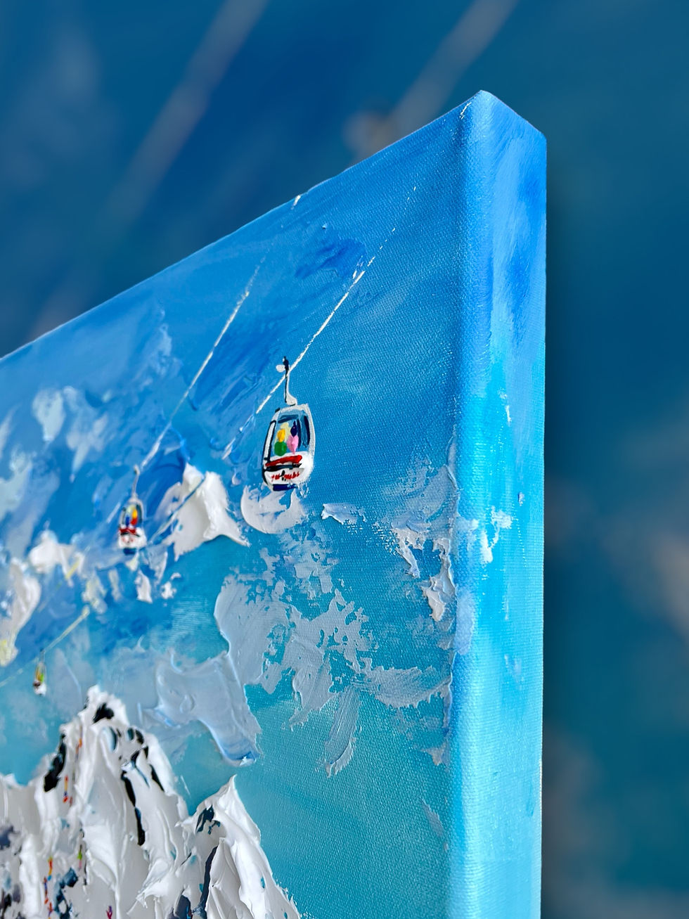 Thumbnail: Courchevel ski resort, France; Original painting by Alena Shymchonak