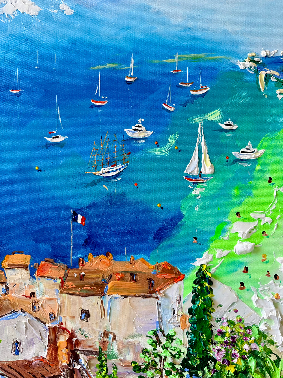 Thumbnail: Summer breeze over Èze, France 