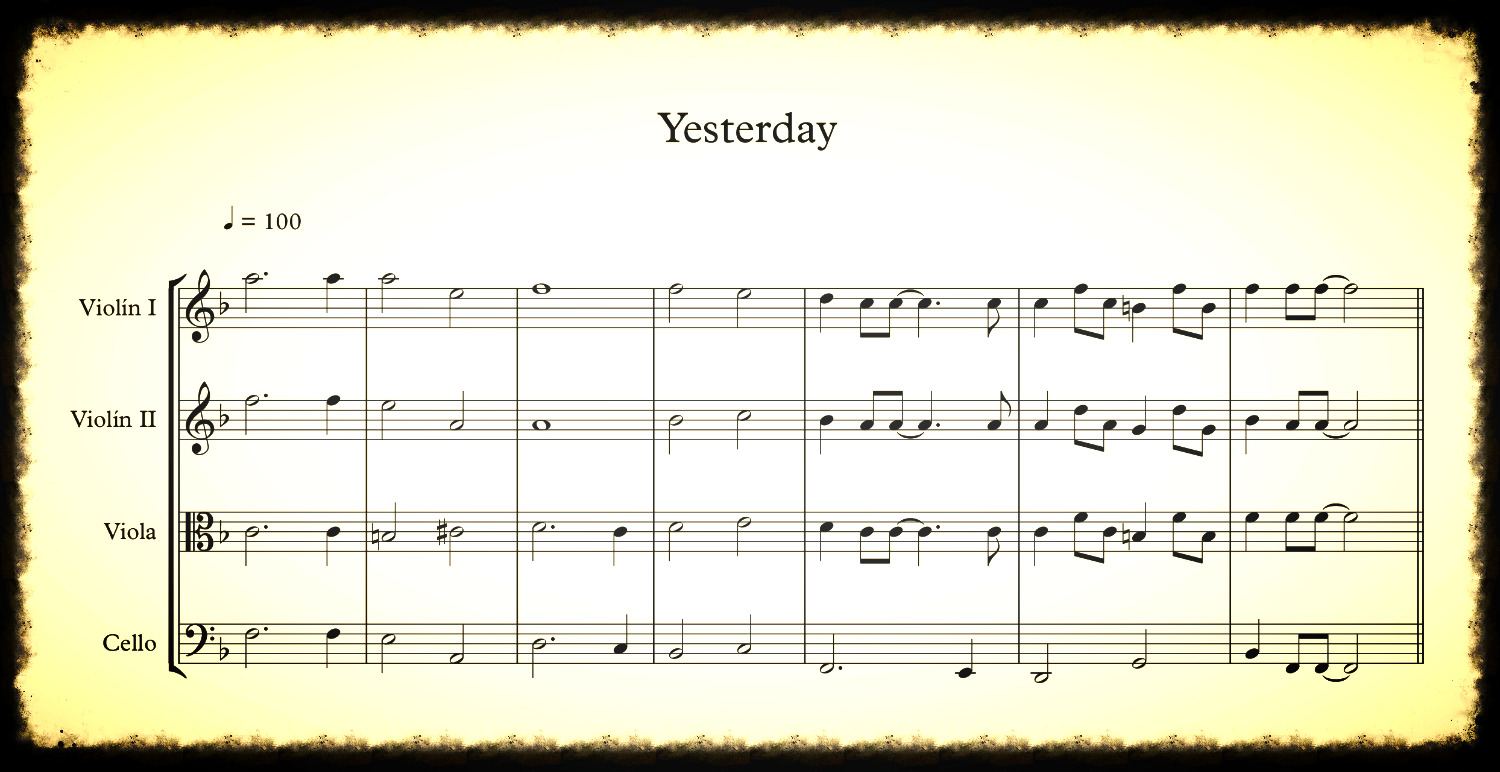 Tu Proyecto Musical Partituras