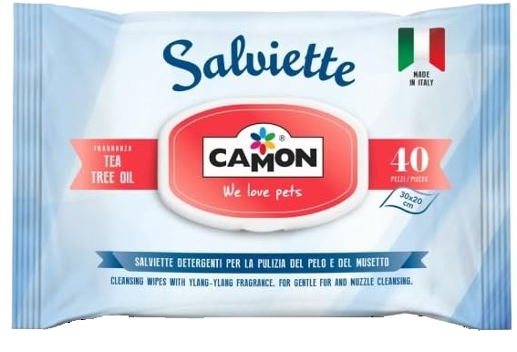 Lingettes à l'huile d'arbre à Thé 40p.