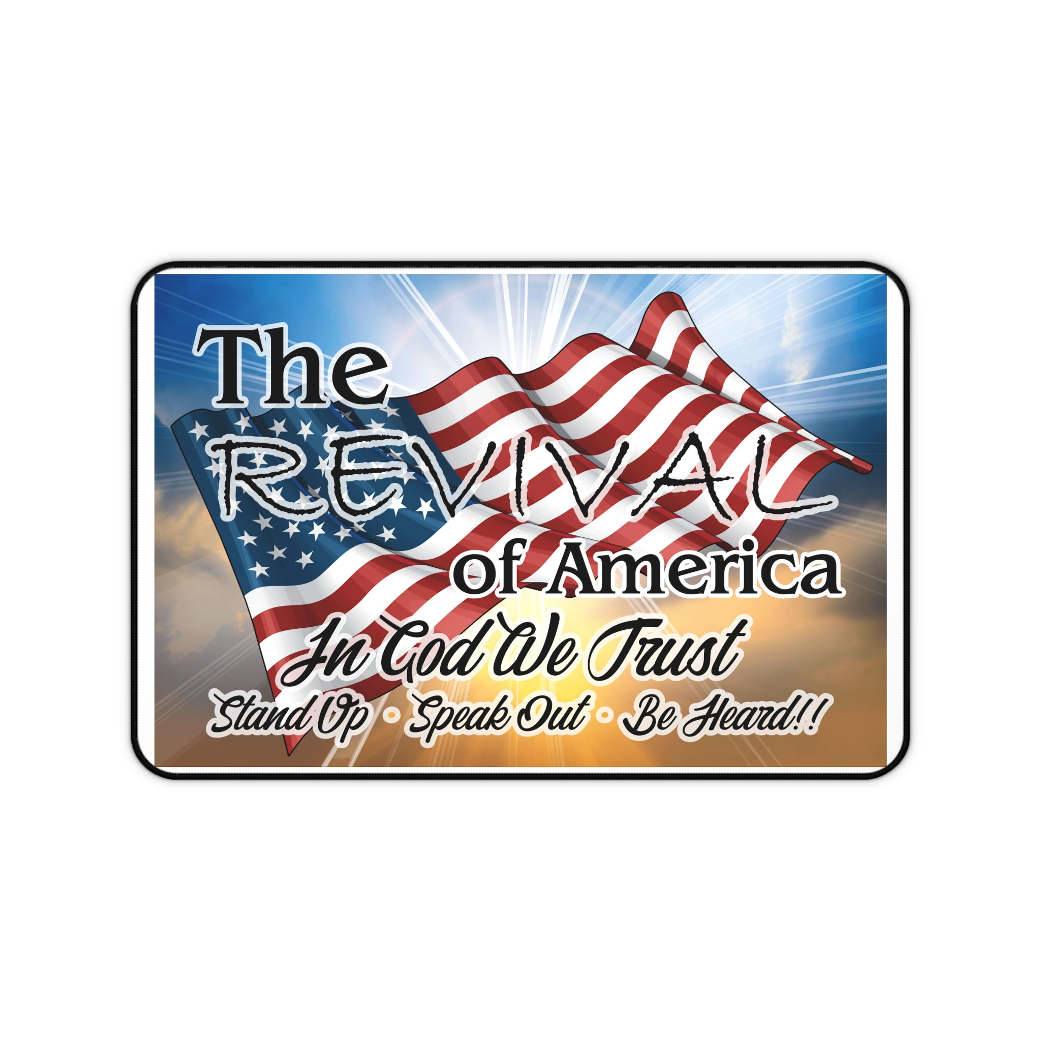 THE REVIVAL OF AMERICA Desk Mat