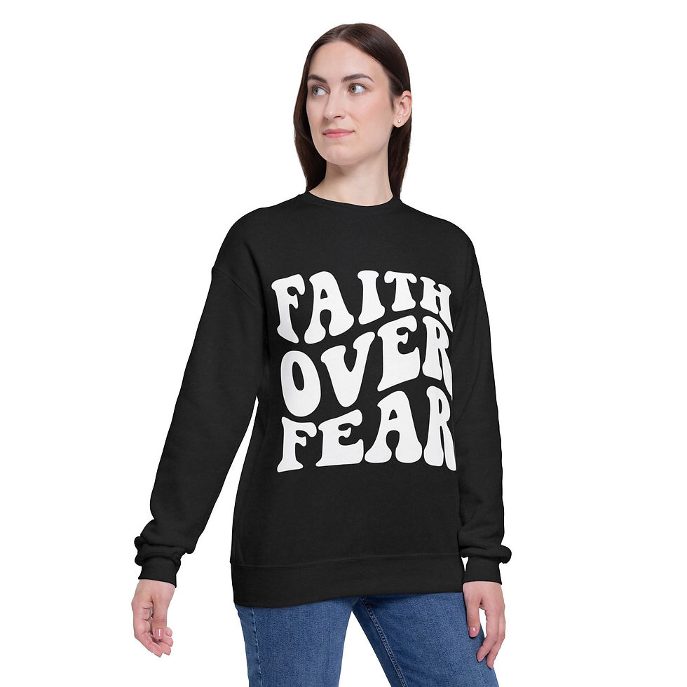 Thumbnail: FAITH OVER FEAR SWEATSHIRT